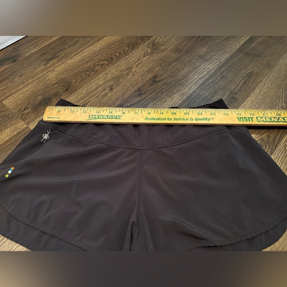 Smartwool Black Athletic Shorts women’s small running shorts lined comfortable - Picture 8 of 15